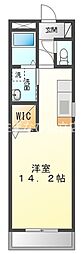 サンポット ワンルームの間取図画像