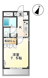 パブリック二番館 1Kの間取図画像