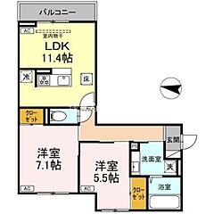 物件の間取り