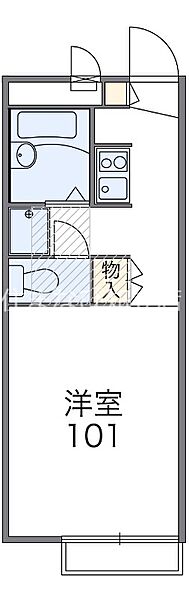 レオパレスクー・ド・バン ｜愛知県安城市弁天町(賃貸アパート1K・1階・19.87㎡)の写真 その2