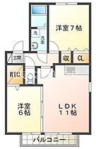 アグア　フレスカ　Ａ棟  ｜ 愛知県安城市緑町1丁目（賃貸アパート2LDK・2階・55.01㎡） その2