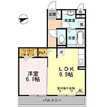 ラフィネ南町  ｜ 愛知県安城市南町（賃貸アパート1LDK・2階・42.44㎡） その2