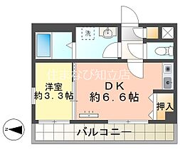 愛知県知立市八橋町川原田（賃貸アパート1DK・2階・27.30㎡） その2