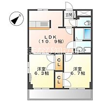 アドバンス大東  ｜ 愛知県大府市大東町1丁目（賃貸アパート2LDK・1階・51.66㎡） その2