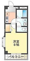 愛知県知多郡東浦町大字緒川字八郎兵衛（賃貸アパート1K・3階・26.25㎡） その2