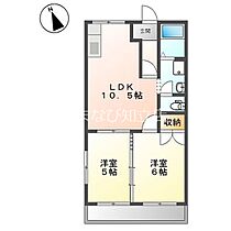 サンコーポ峯Ａ  ｜ 愛知県刈谷市荒井町2丁目（賃貸アパート2LDK・2階・44.88㎡） その2