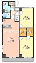 CASA　GRIGIO  ｜ 愛知県安城市三河安城本町2丁目（賃貸マンション2LDK・10階・86.12㎡） その2