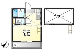 アビタ新道 ワンルームの間取図画像