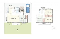 #空家　鶴ヶ島市藤金 4LDKの間取り