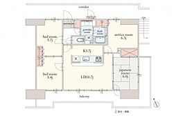 間取図画像 3SLDK