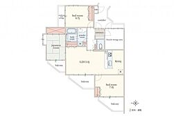 間取図画像 3LDK