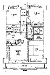 間取図画像 3LDK