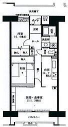 ラ・ヴェール和泉中央1号棟 2LDKの間取図画像