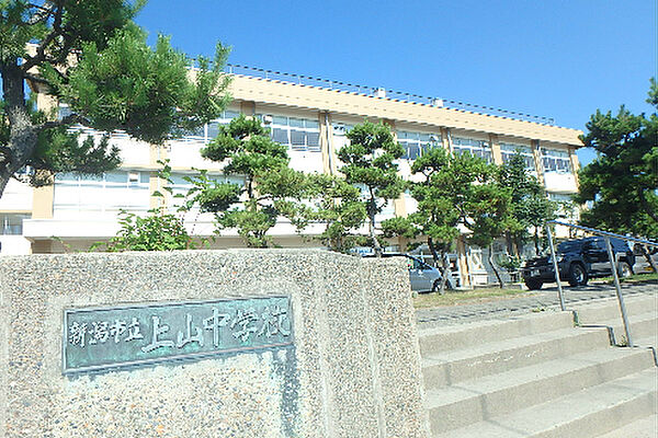 画像24:新潟市立上山中学校（519m）