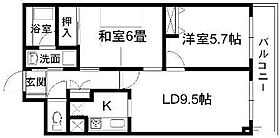 ヴィエンナーレ2000 205 ｜ 新潟県新潟市中央区女池６丁目4-44-12（賃貸マンション2LDK・2階・55.08㎡） その2