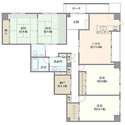 パークヒルズ女池上山 4LDKの間取図画像