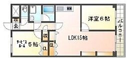 ホポロ東万代 1SLDKの間取図画像