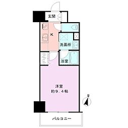 S-FORT新潟駅前 1Kの間取図画像
