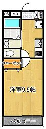 SAKASUHIROO 1Kの間取図画像