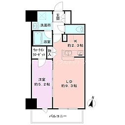 S-FORT新潟駅前 1LDKの間取図画像
