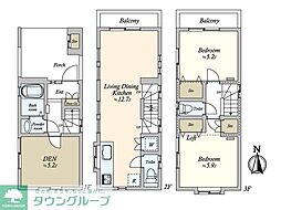 塩浜2丁目戸建 1階2SLDKの間取り