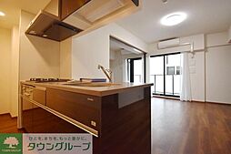 クロスレジデンス日本橋浜町 6階2LDKのリビング/ダイニング