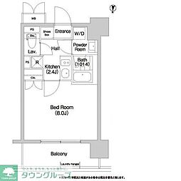 COMFORIA大島 1Kの間取図画像