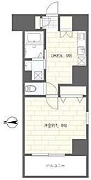 MLコート木場 1DKの間取図画像