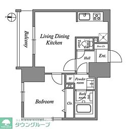 GRANPASEO菊川2 1LDKの間取図画像
