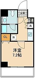 MAKESDESIGN門前仲町 1Kの間取図画像
