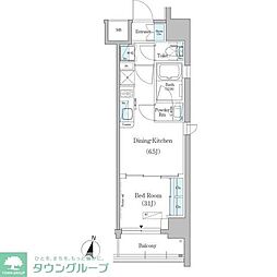 UrbanexAsakusa 1DKの間取図画像