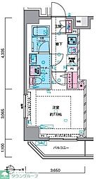 ジェノヴィア押上スカイガーデン 1Kの間取図画像