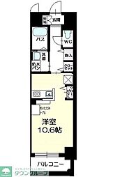 グランパール ワンルームの間取図画像