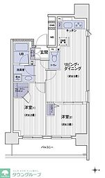 エスティメゾン大島 2LDKの間取図画像