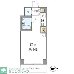 ウィンベル錦糸町NO3 ワンルームの間取図画像