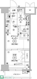 セジョリ墨田イースト3 1DKの間取図画像