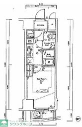 ヴォーガコルテ亀戸駅前 1Kの間取図画像