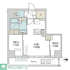 物件の間取り