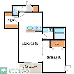 間取図画像 1LDK
