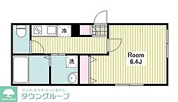 ル・マリアンサージュ 1Kの間取図画像