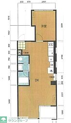 デイジーハウス 1LDKの間取図画像