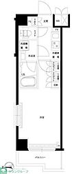 ルーブル武蔵新城六番館 1Kの間取図画像