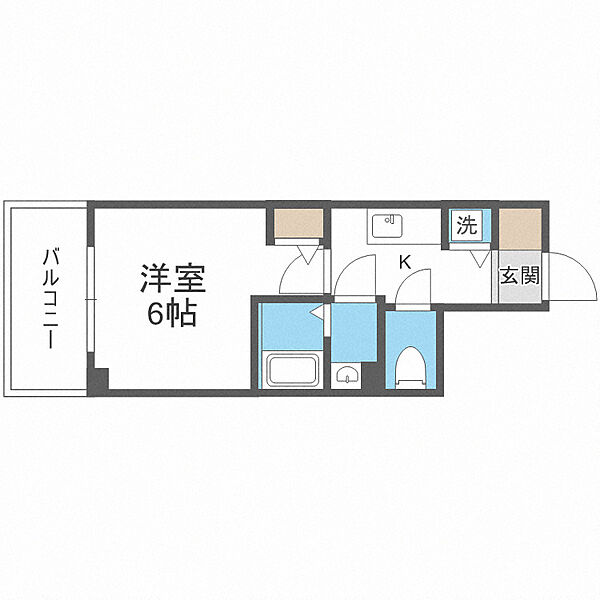 エスリードレジデンス大阪本町 ｜大阪府大阪市西区立売堀1丁目(賃貸マンション1K・2階・21.31㎡)の写真 その2