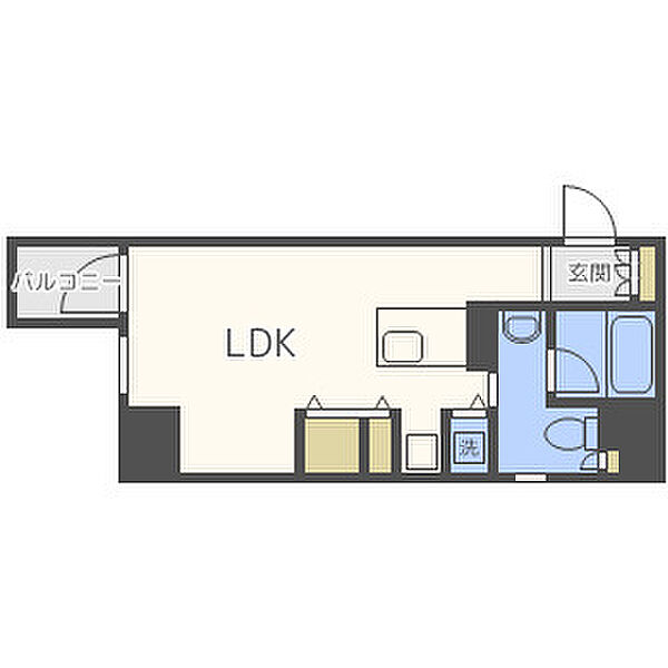 ルクレ北堀江 ｜大阪府大阪市西区北堀江1丁目(賃貸マンション1R・15階・30.79㎡)の写真 その2