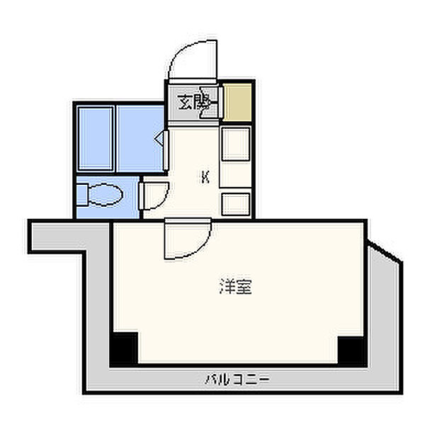 ドミール堺筋本町 ｜大阪府大阪市中央区農人橋3丁目(賃貸マンション1K・7階・20.25㎡)の写真 その2