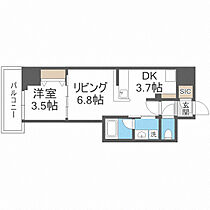 大阪府大阪市西区西本町3丁目（賃貸マンション1LDK・5階・34.77㎡） その2