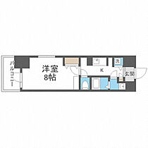 La Douceur玉造  ｜ 大阪府大阪市中央区玉造2丁目（賃貸マンション1K・11階・27.07㎡） その2