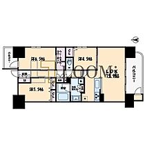 ラシュレ北浜  ｜ 大阪府大阪市中央区東高麗橋（賃貸マンション3LDK・6階・74.98㎡） その2