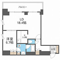 リバーサイドタワー中之島  ｜ 大阪府大阪市福島区福島3丁目（賃貸マンション1LDK・14階・66.13㎡） その2