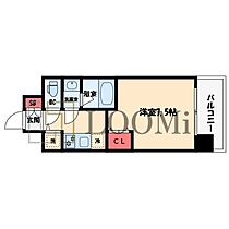 レジュールアッシュ上町台 301 ｜ 大阪府大阪市中央区上汐1丁目（賃貸マンション1K・3階・25.35㎡） その2